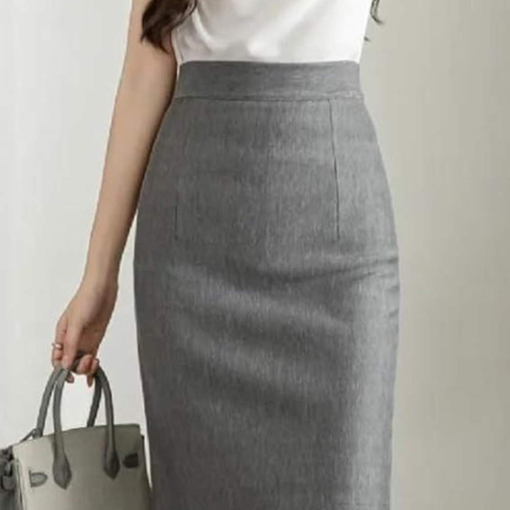 Jones New York Wool Blend Pencil Skirt